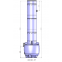 WTE Mini Effluent Pump Chamber 1600mm Invert