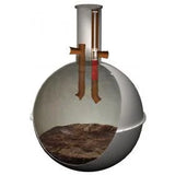 Marsh Euro:Septic Spherical Septic Tank - 4,500L
