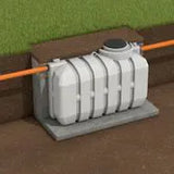 EPIC 6 Person Shallow Dig Septic Tank with 200mm Extension Turret - 3100 Litre