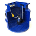 800 Ltr Single Sewage Pump Station - 10m Lift