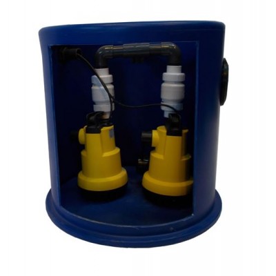 190 Litre Dual Grey Water Pumping Station (Not Suitable for Sewage)