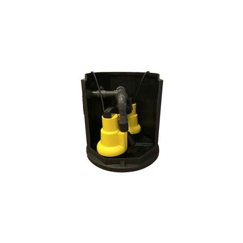 Twin Pump Cellar Sump System (SPD200) - 100 Litres